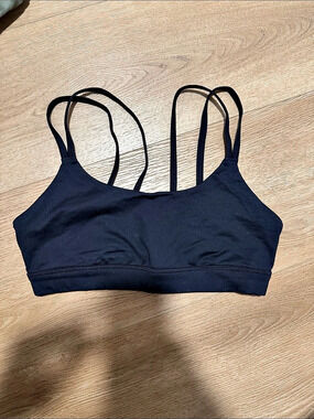 alo Black Sports Bra Like New size small